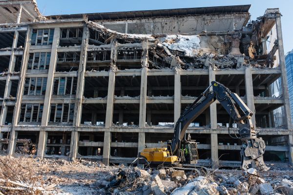 Commercial Building Demolition in Westerville