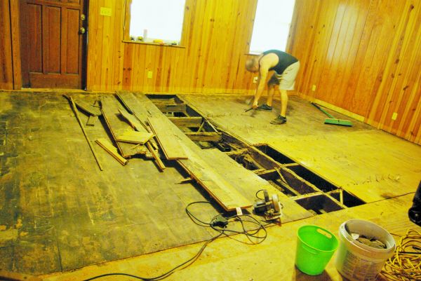 Subfloor Demolition in Westerville
